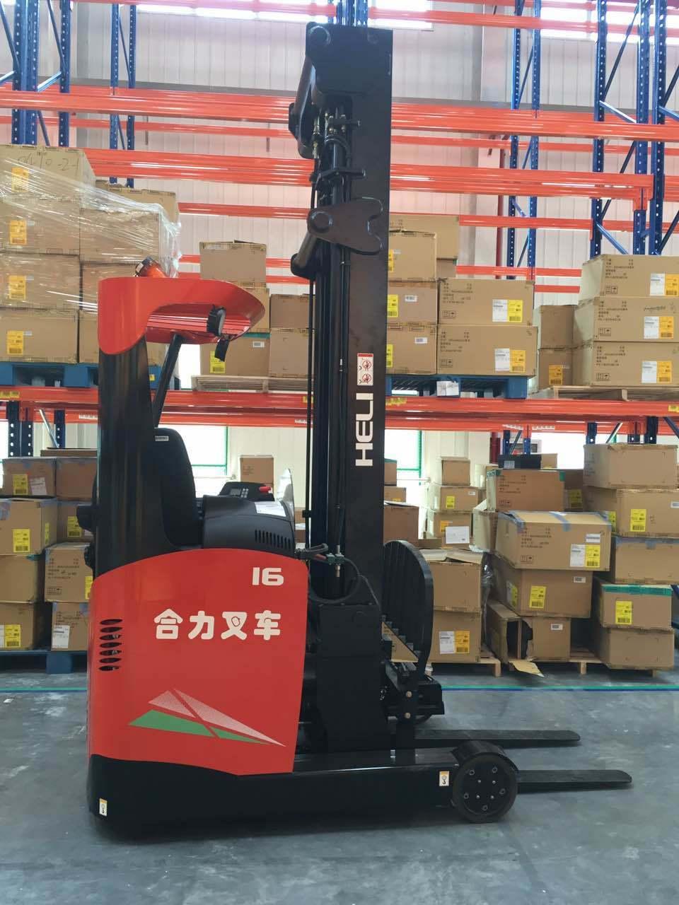 China Top Brand Heli 1.6t 1.8t 2t 3t 5t Warehouse Reach Truck Electric Forklift Cqd16