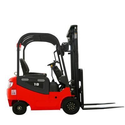 AC Motor 4 Wheel Electric Forklift 1.5ton 1ton with Small Turning Radius