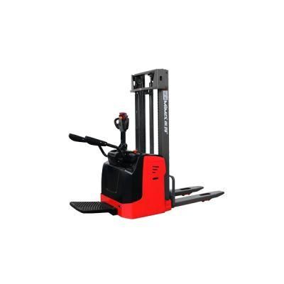 2000kg Capacity 3000mm Height Pedal Full Electric Pallet Stacker