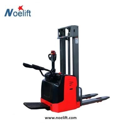 2 Ton 3 Meters Electric Forklift Pallet Stacker Max. Lift Height 6m Chariot Elevateur