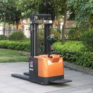 Fully Powered Electric Forklift Pallet Stacker with Ce (CDD16)
