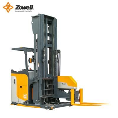 1070mm 600mm Zowell Wooden Pallet Material Handling Equipment Multi-Directional Forklift