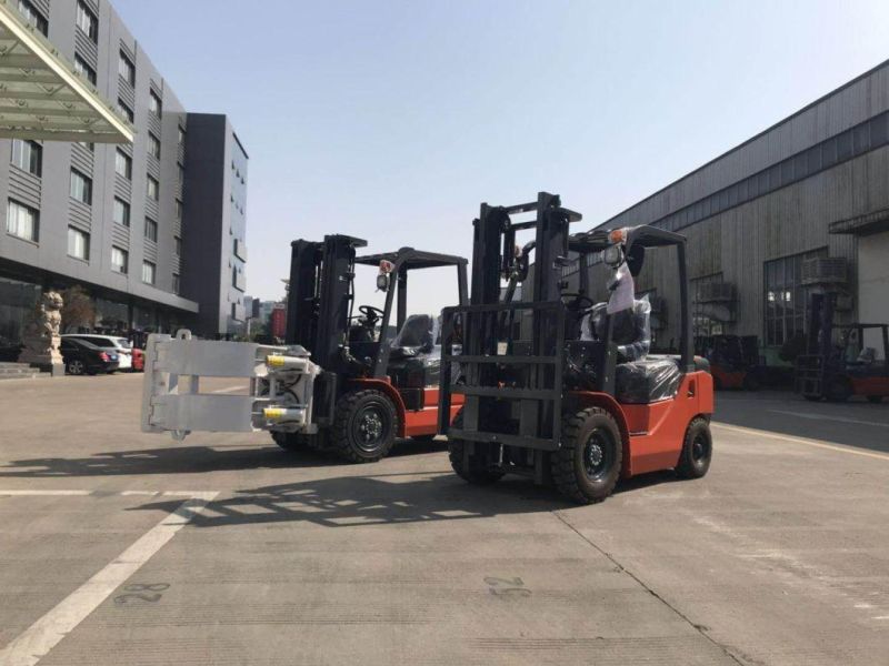 3.5t LPG Forklift Truck with Paper Roll Clamp
