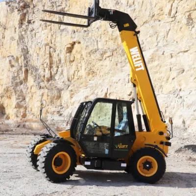 Construction Machinery 4WD Telehandler 3ton Telescopic Hnadler Forklift