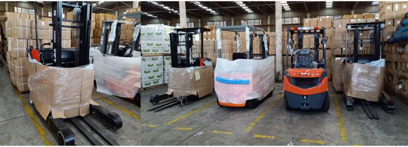 Counterbalance Electric Pallet Stacker Sit-Down Reach Truck Seated Type 1.6t and 2.0t Electric Reach Truck