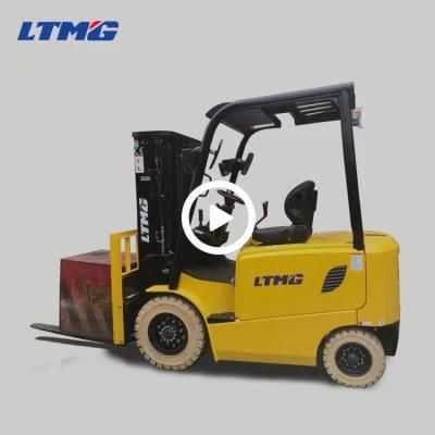 Ltmg Electric 4 Wheel Forklift Mini 2 Ton Electric Forklift Trcuk with Battery for Cold Warehouse