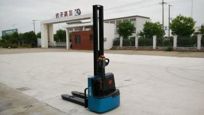 China Brand Gp 1000kg Forklift Truck Electric Stacker (economy) Min. Lifting Height 1600mm Single Mast with Ce