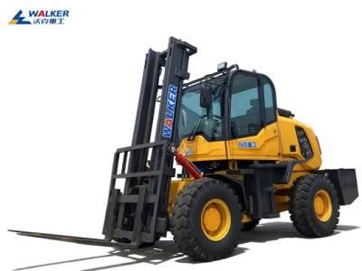 3/3.5/4/5 Ton Four-Wheel Drive off-Road Forklift Lift Automatic Lift Small Loader Forklift Fork