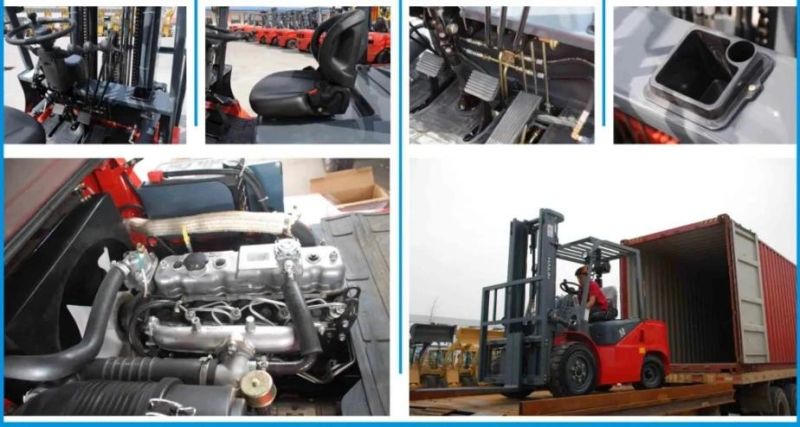 Strong 2.5 Ton Diesel Forklift with Japanese Isuzu C240 Engine