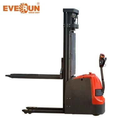 Everun Eres20GF 2t High Quality Farm Powered Battery Mini Electric Pallet Stacker for Sale