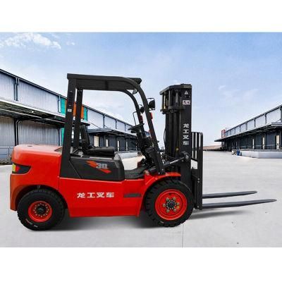 New 3.8 Ton Four Wheel Diesel Powered Counterbalanced Distribution Station Forklift