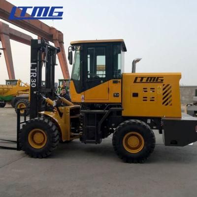 High Quality Ltmg New China Rough with Cabin Articulated Terrain Diesel Forklift