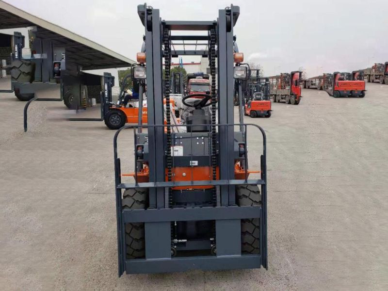 Heli New 3.2 Ton Diesel Rough Terrain Forklift Truck Cpcd35