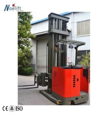 1000kg 1500kg 3 Way Electric Motor Vna Narrow Forklift