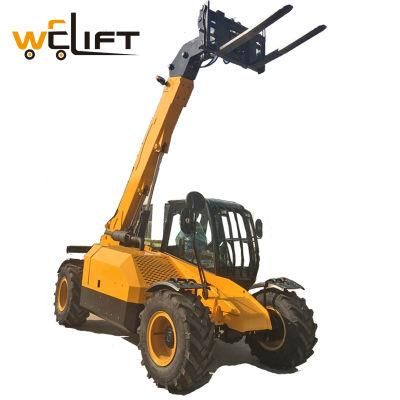 Welift T30d-68 Chinese CE Telehandler Telescopic Boom Handler Compact Front End Portable Construction Farm Garden EPA 4/EUR 5 Wheel Loader 7m