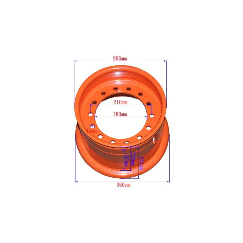 Forklift Part Wheel Rim for Linde351-05, 27*10-12/180-210