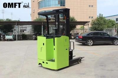 Narrow Turning Radius 1.5t 2t 2.5t 3t Electric Reach Truck Forklift