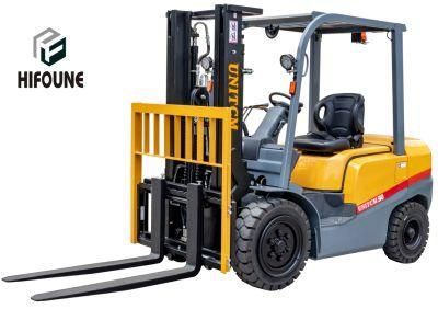 Good Performance Tcm 4 Ton Diesel Forklift Trucks with Side Shiter