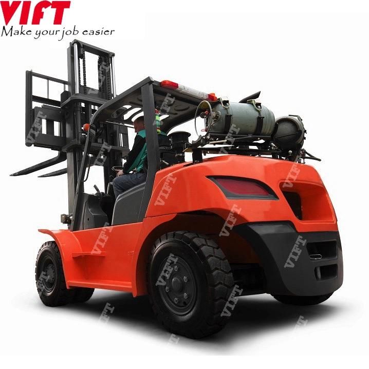 Vift 5000kgs Gas/LPG Forklift, Forklift Truck, Petrol/LPG Forklift