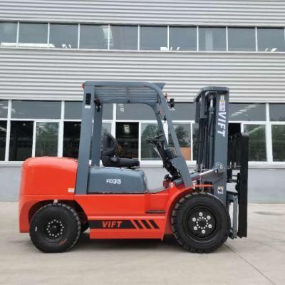 3 Ton Diesel Forklift Automatic Transmission Japanese Isuzu Engine