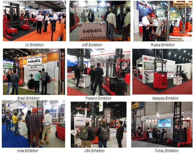 China Supplier Lithium Ion Battery Electric Forklift with 6000mm Height