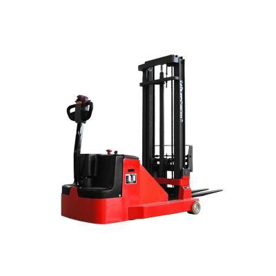 900kg Mini Battery Powered Electric Pallet Stacker Without Fork Leg