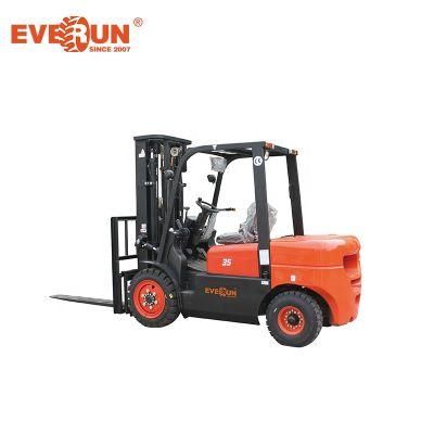 Everun Erdf35 CE Approved Cheap Forklift Diesel Forklift with Imported Engine