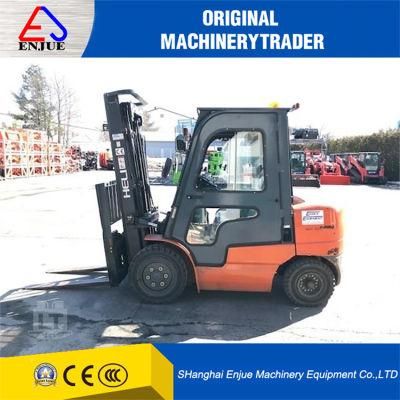 Used Cpcd35 Diesel 3.5 Tons Made in China Heli Forklift with Japan Imported Engine with Cab