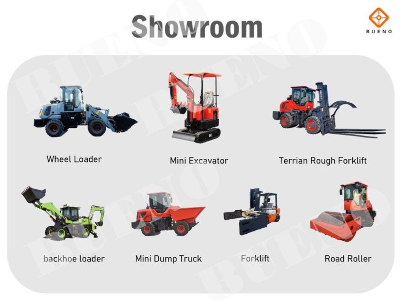 Bueno Brand 4ton/4000kg 4X4 4WD All Rough Terrain Forklift Truck Carretilla Elevadora Todoterreno with CE Certificate