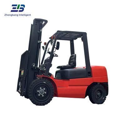 Factory Diesel Forklift 2ton Safe to Drive with High Performance Brake System