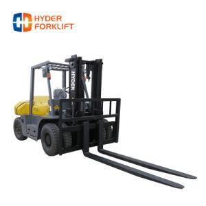 China Production Big 6 Tons Diesel Forklift Work Permit Visa for Europe Ce&ISO