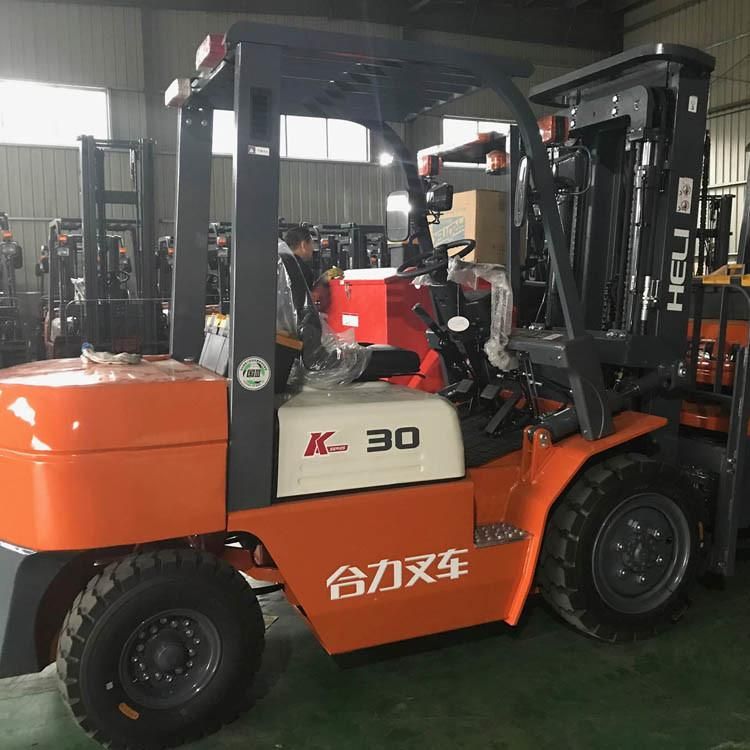 3 Ton Gasoline Cpqd30 Heli Forklift