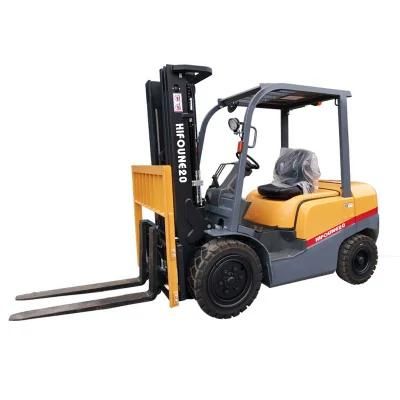 Hifoune Factory Mitsubishi Engine 2ton Diesel Forklift with Cheap Price