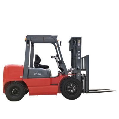 Not Adjustable Fd25 Tder China 3.5 3 Ton Diesel Forklift