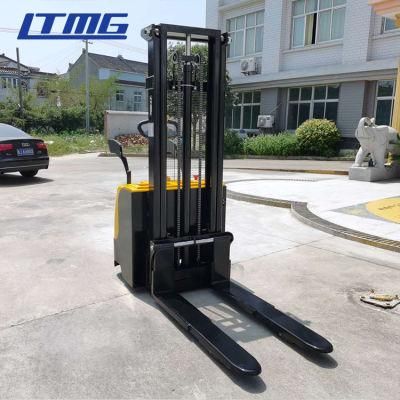 3000mm Ltmg China 2000kg 1.5 Ton Montacarga Rough Terrain Pallet Electric Forklift Stacker