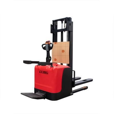 AC Motor Battery 1.5 Ton Pallet Truck Stacker Electric Forklift