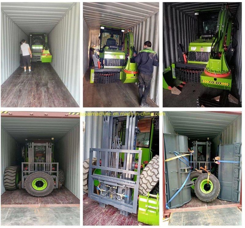 Hydraulic Transportation Forklift Material Handling Equipment Forklift Trucks 16ton Fd160 Used Komatsu Diesel Engine Forklift
