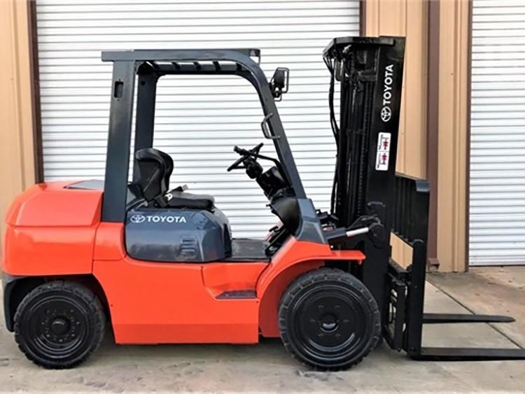 Used Diesel Forklift Toyota 7fdu35 Good Performance Japanese Isuzu Engine Diesel Used Forklift on Sale Best After Sale Sevice