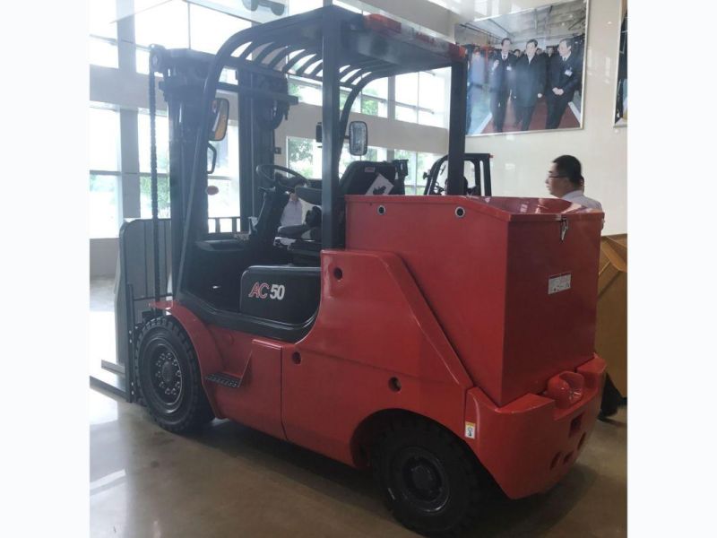 Heli 5 Ton China Material Handling Equipment Cpd50 Electric Forklift with Side Shifter