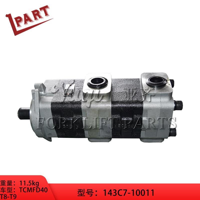 Forklift Parts Hydraulic Gear Pump 143c7-10011 for Fd40 T8 T9