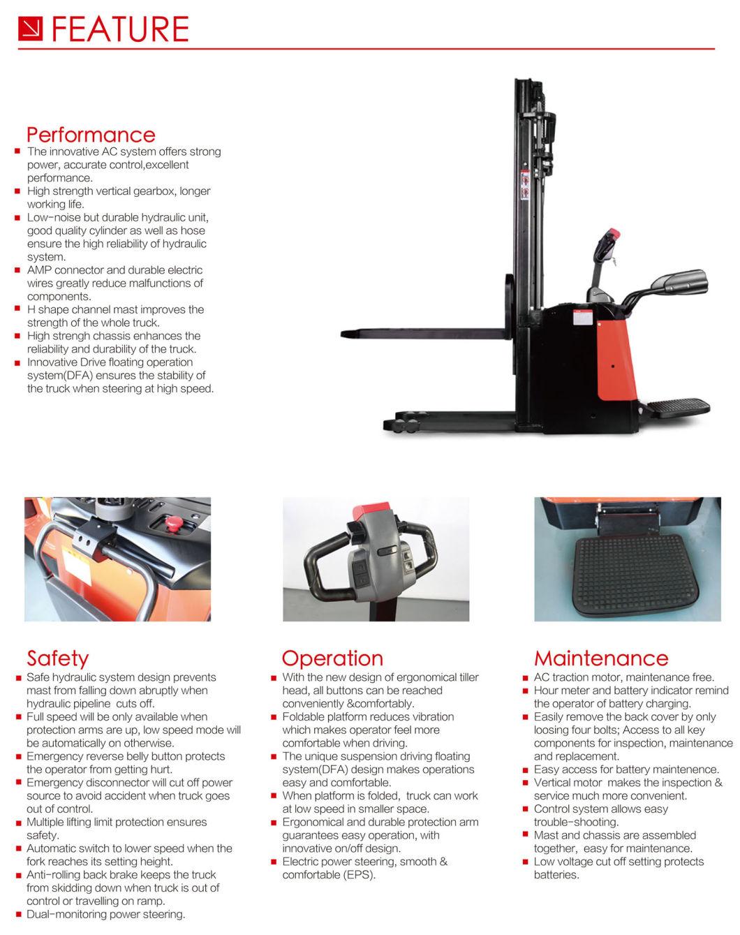 Ep 1.4t Full Electric Battery Stacker