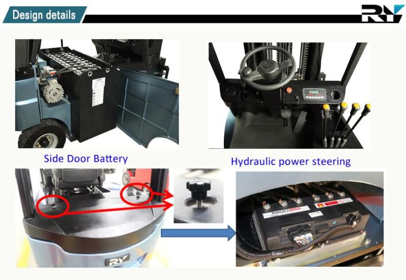 3.0t Electric Forklift with AC System