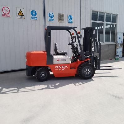 Cpcd30-35 Factory Price 3.5tons 3 Tons Four Wheels Counterbalance Internal Combustion Gas/ LPG/ Diesel Forklift