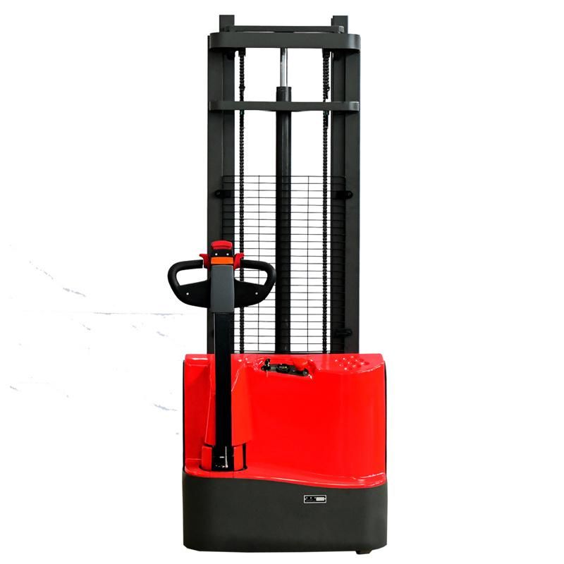 2500mm 3000mm Lift Height Walkie Battery Stacker