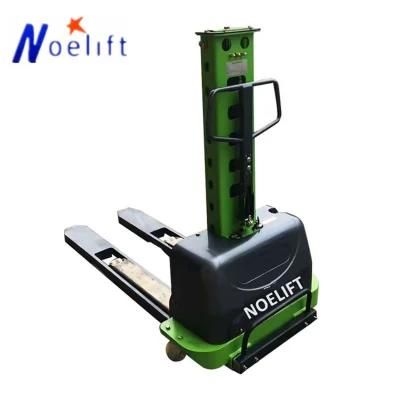 Simple Operated Self Loading Semi Electric Stacker 500kg with 1200mm Lifting Height