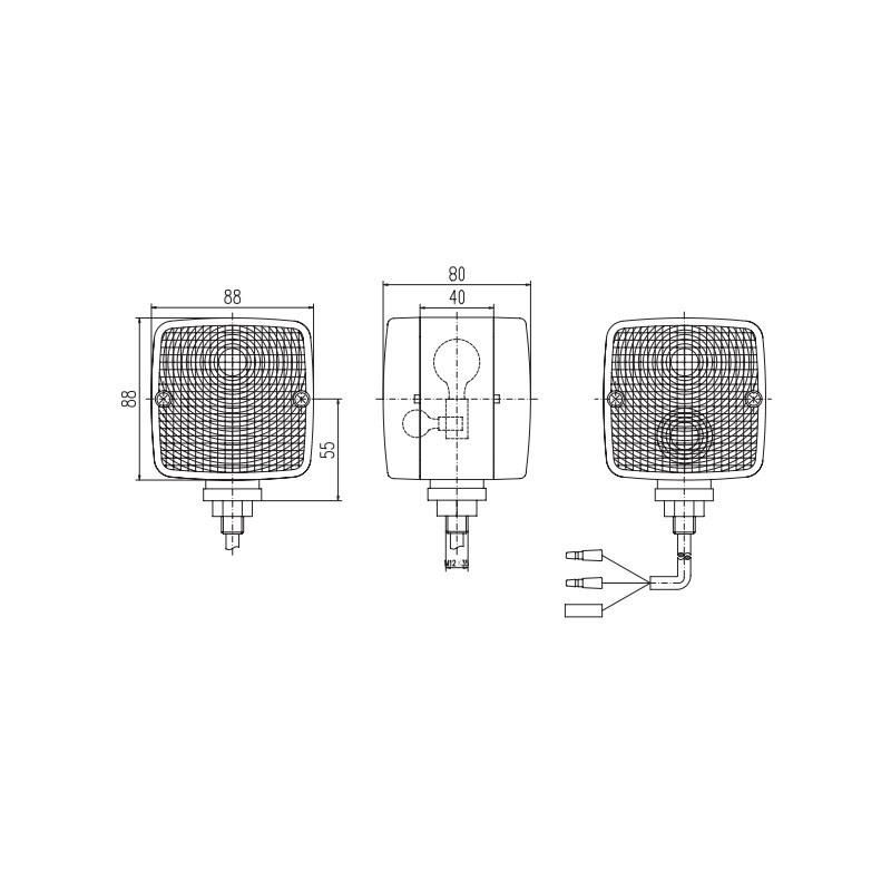 Forklift Parts Forklift Lamp Bfp18036