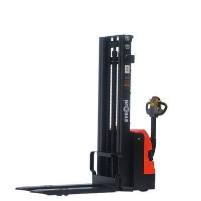 OEM ODM EVERUN ERES1225J 1.2ton CE portable smart electric battery pallet stacker with Good Price