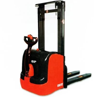 China Ce Approved Gp Forklift Truck 1.2t New Designed Curtis Contoller AC Power Standard Electric Stacker Lifting Height 6000mm