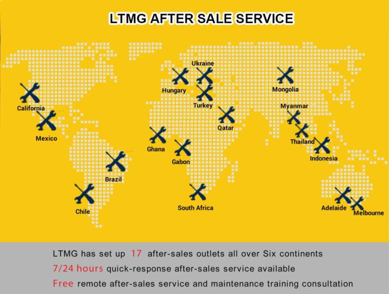 Ltmg Container Lifting Machine 45 Ton Container Handle Reach Stacker