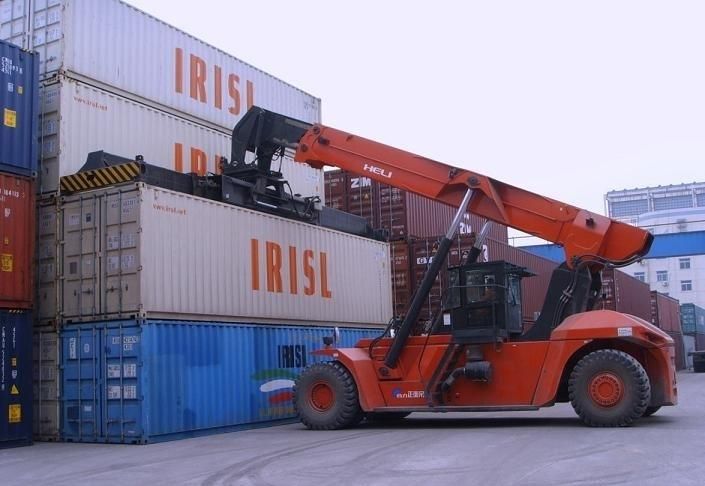Heli 45 Tons Srsc45h9a Reach Stacker for Cargo Container Lifting